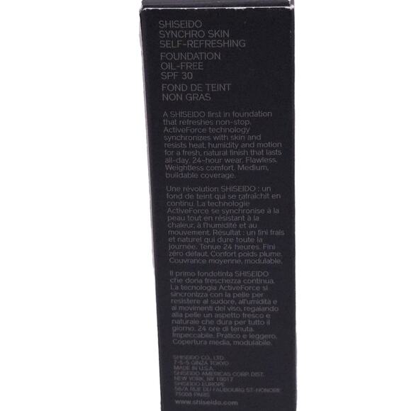 Shiseido Synchro Skin Self-Refreshing Foundation SPF 30 Oil Free 460 Topaz - Picture 4 of 9